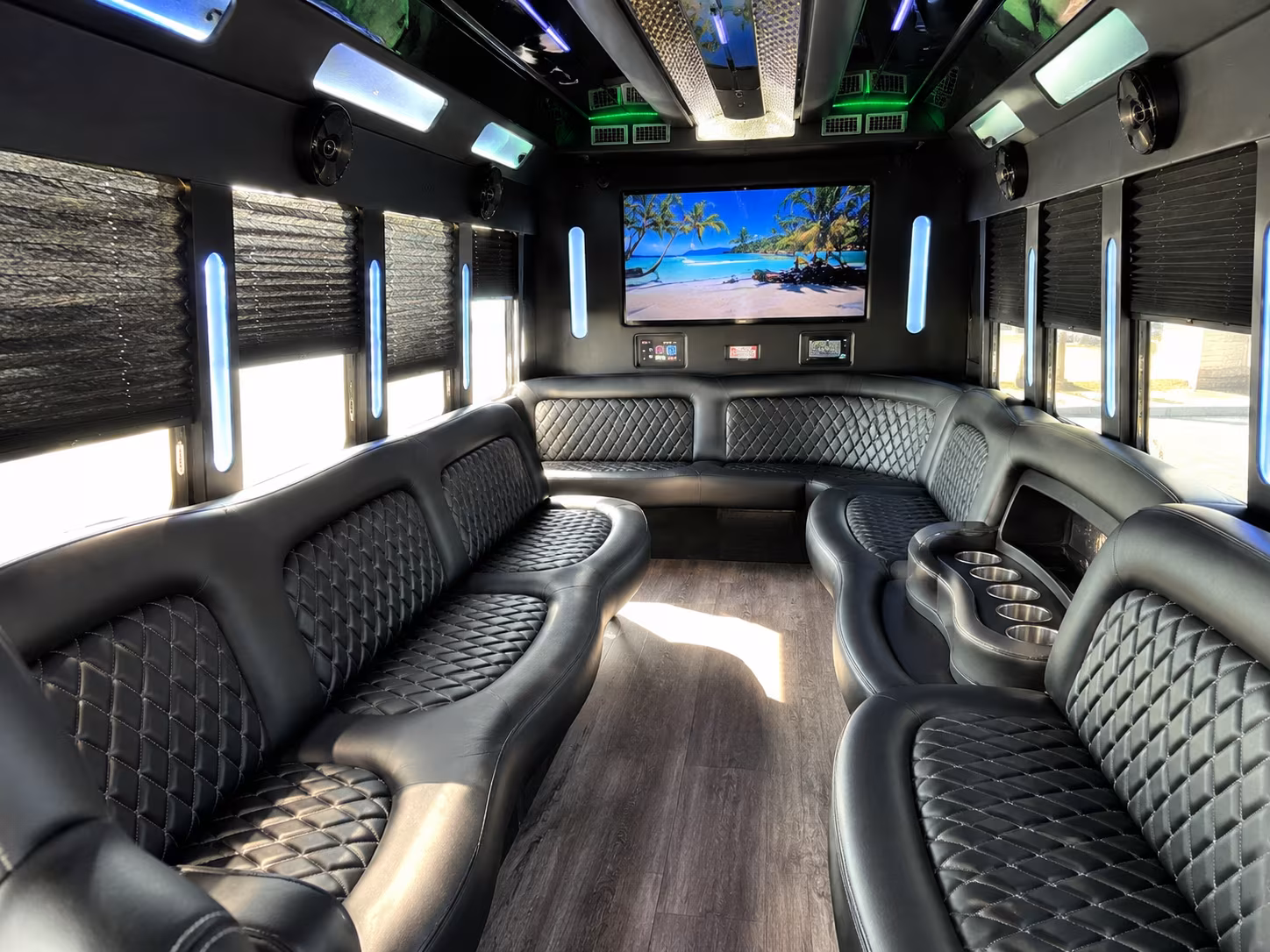 how the number of stops affects total booked hours on a moreno valley bus rental