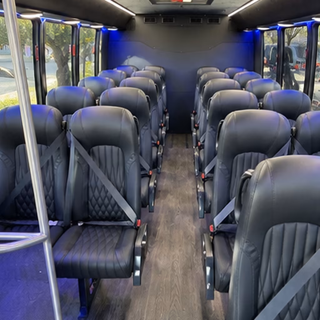moreno valley 25 passenger minibus inside