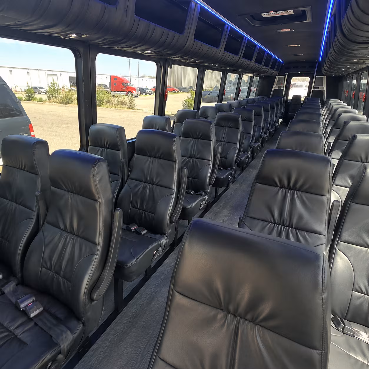 moreno valley 28 passenger minibus interior