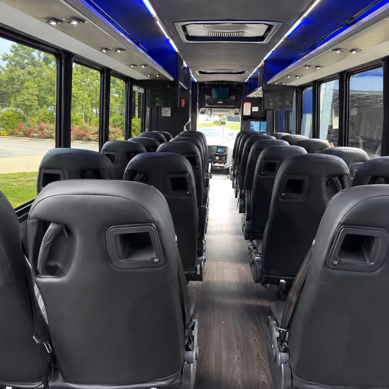 moreno valley 35 passenger minibus inside