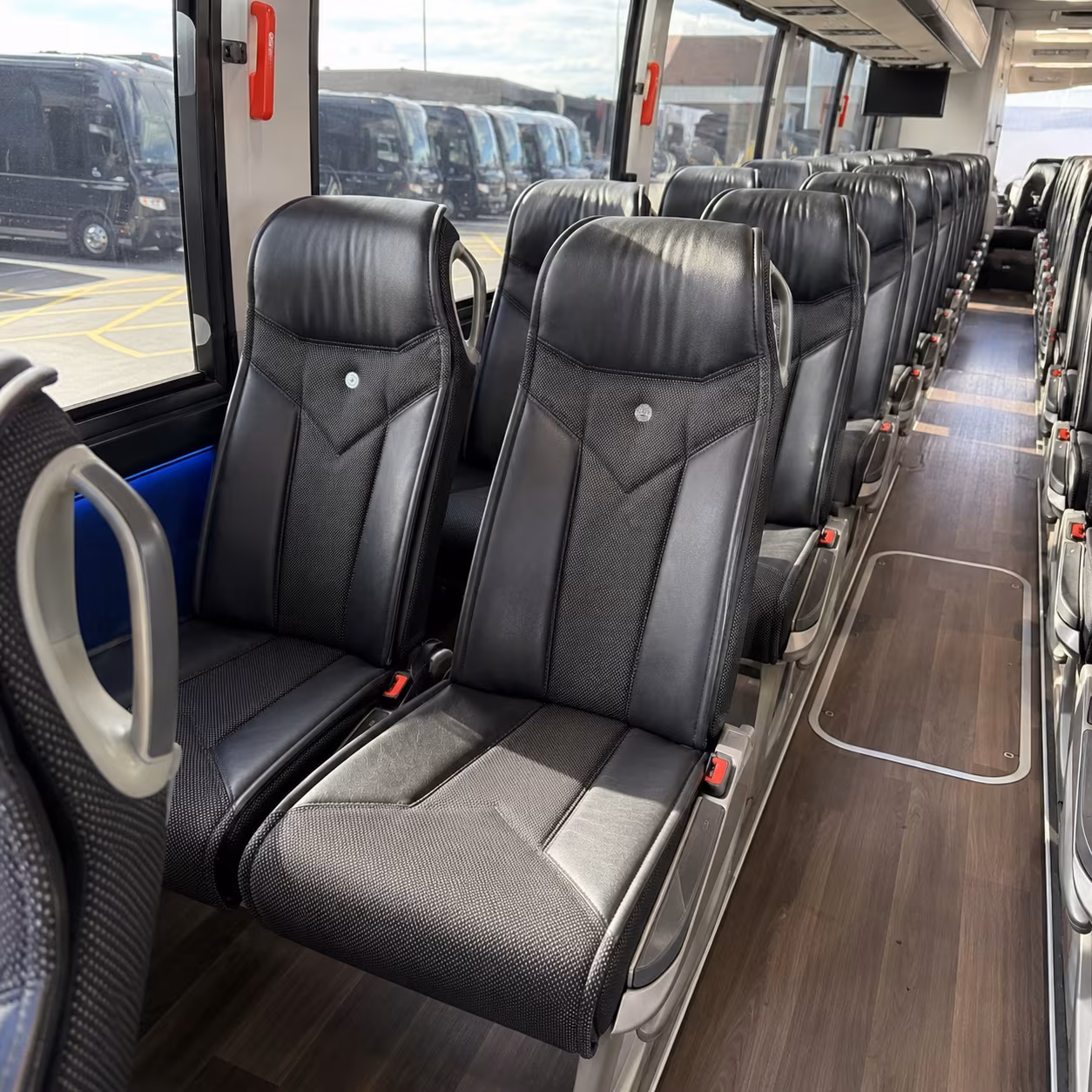 moreno valley 40 passenger charter bus interior