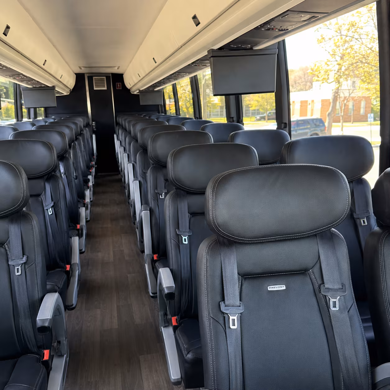 moreno valley 45 passenger charter bus inside