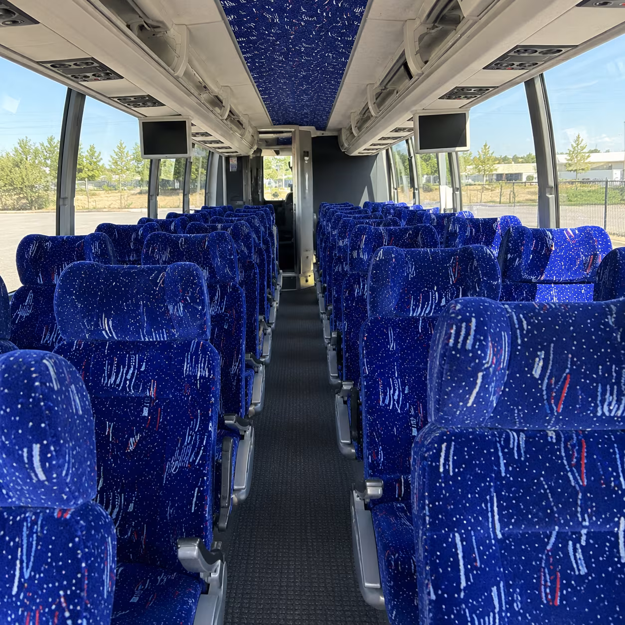 moreno valley 54 passenger charter bus interior