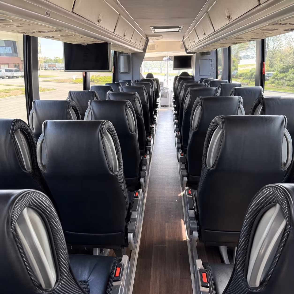 moreno valley 56 passenger charter bus inside