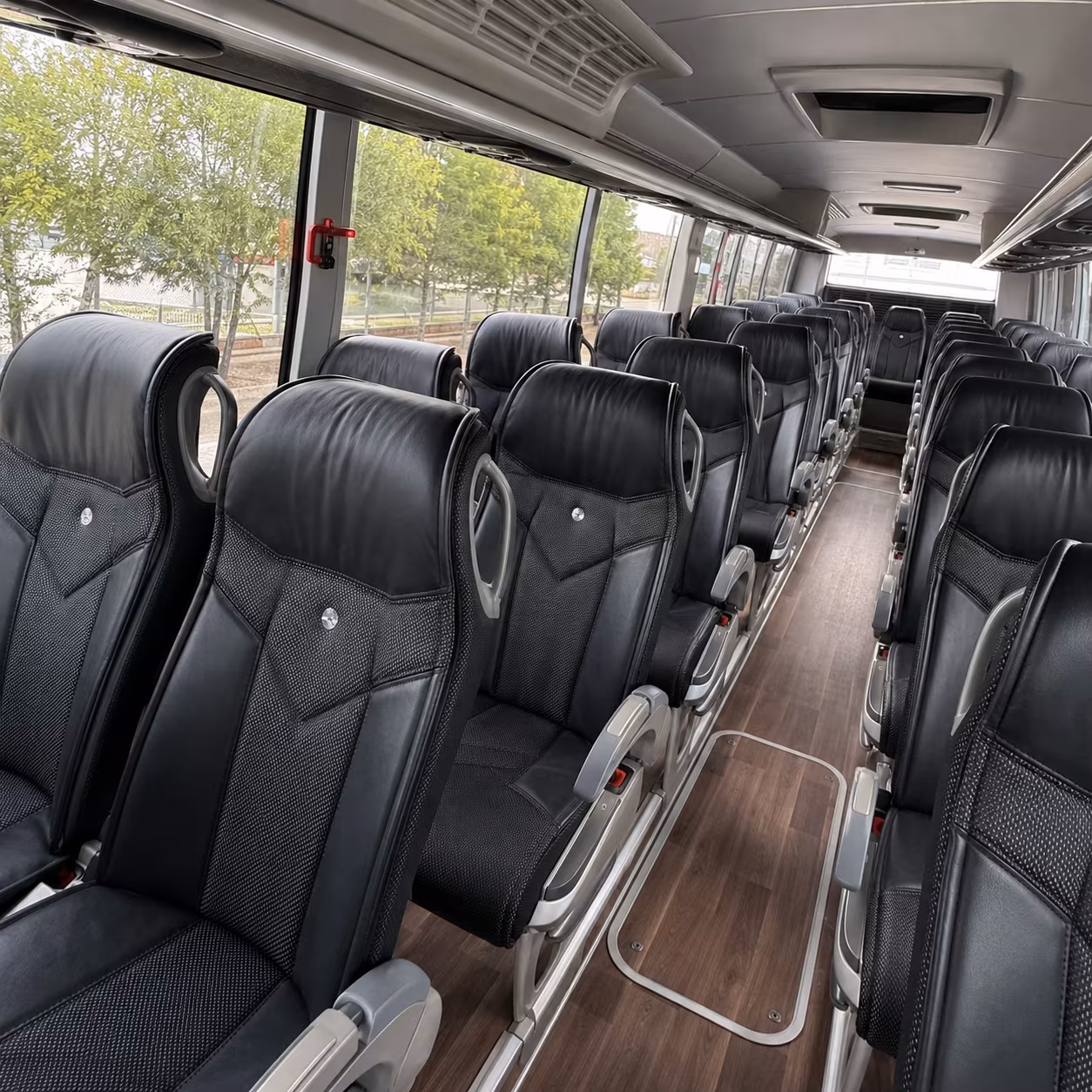 moreno valley charter bus inside