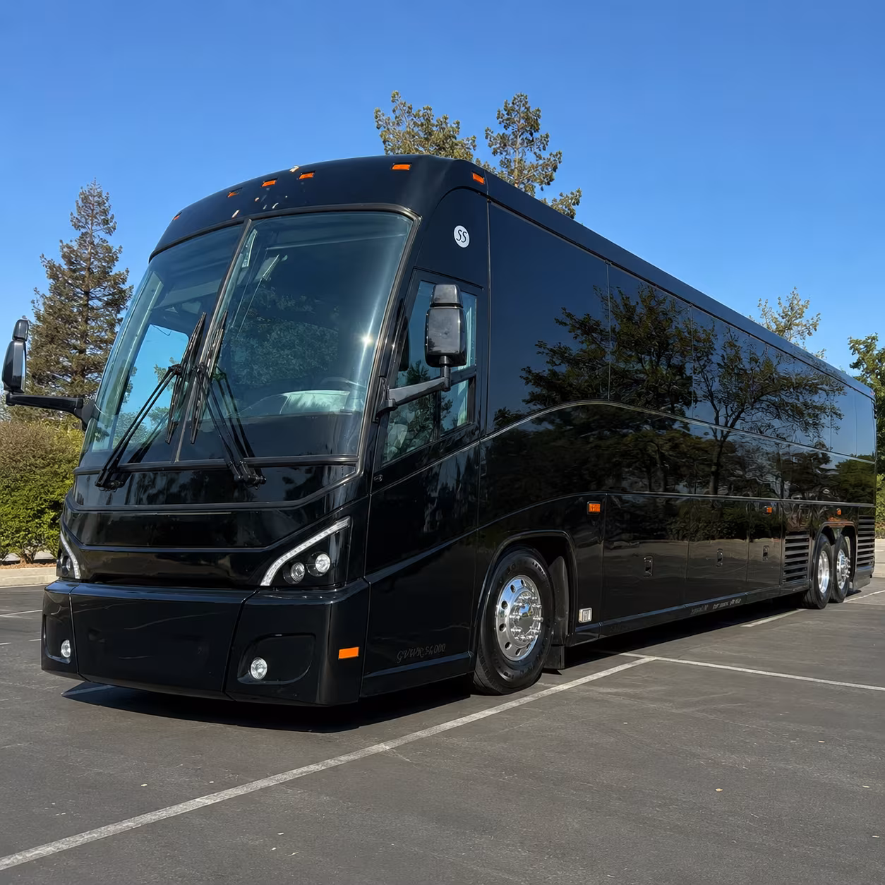 moreno valley government military charter bus rental
