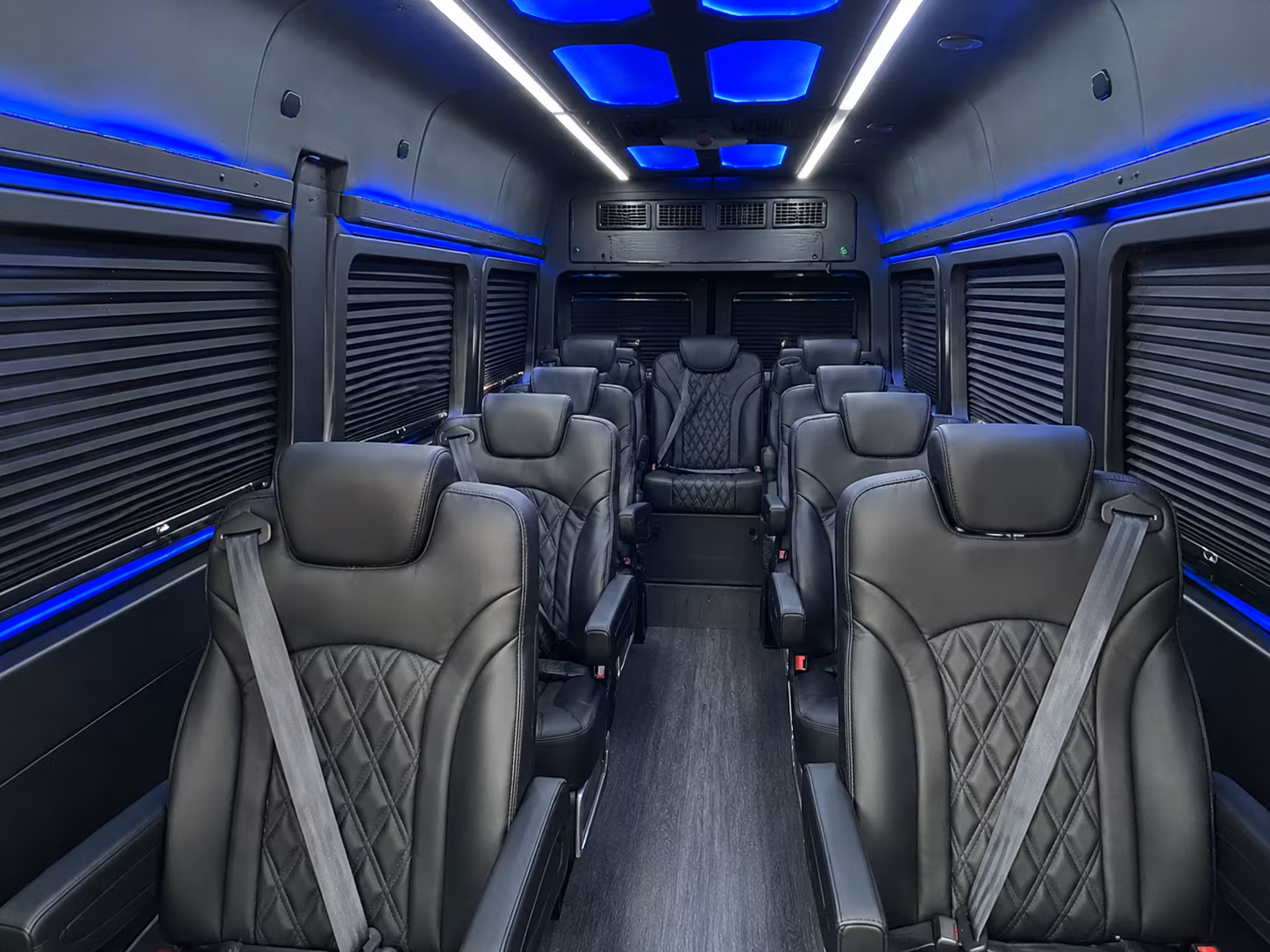 moreno valley sprinter van with driver inside